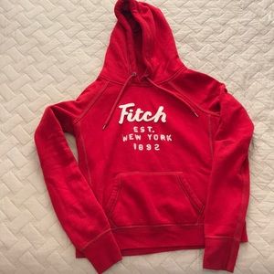 Abercrombie & Fitch Red Hoodie